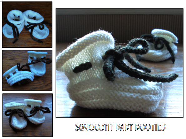 Project: Knit Baby Booties