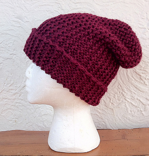 Learn to Knit: A Slouchy Hat