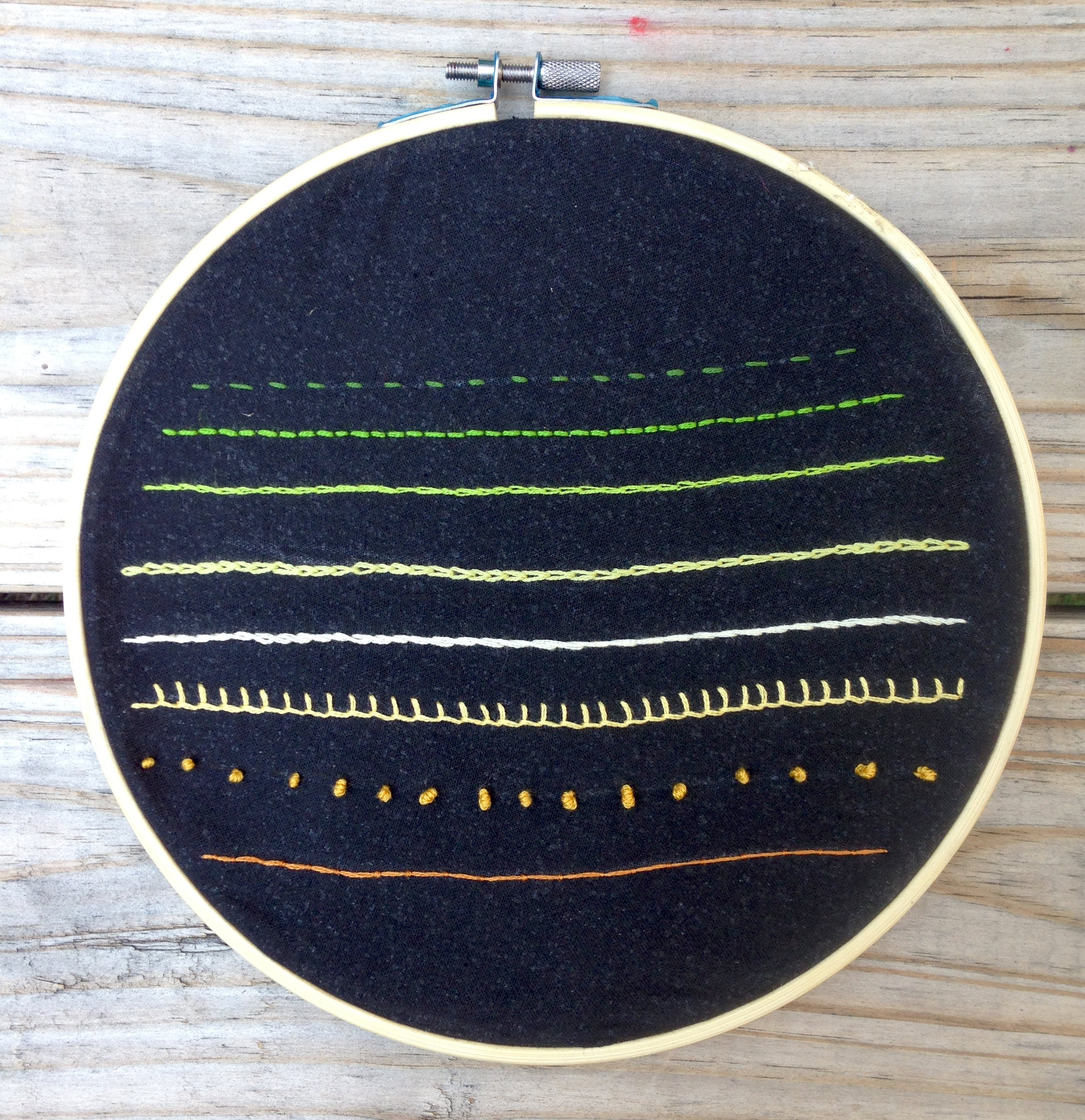 Introduction to Embroidery: Making a Sampler