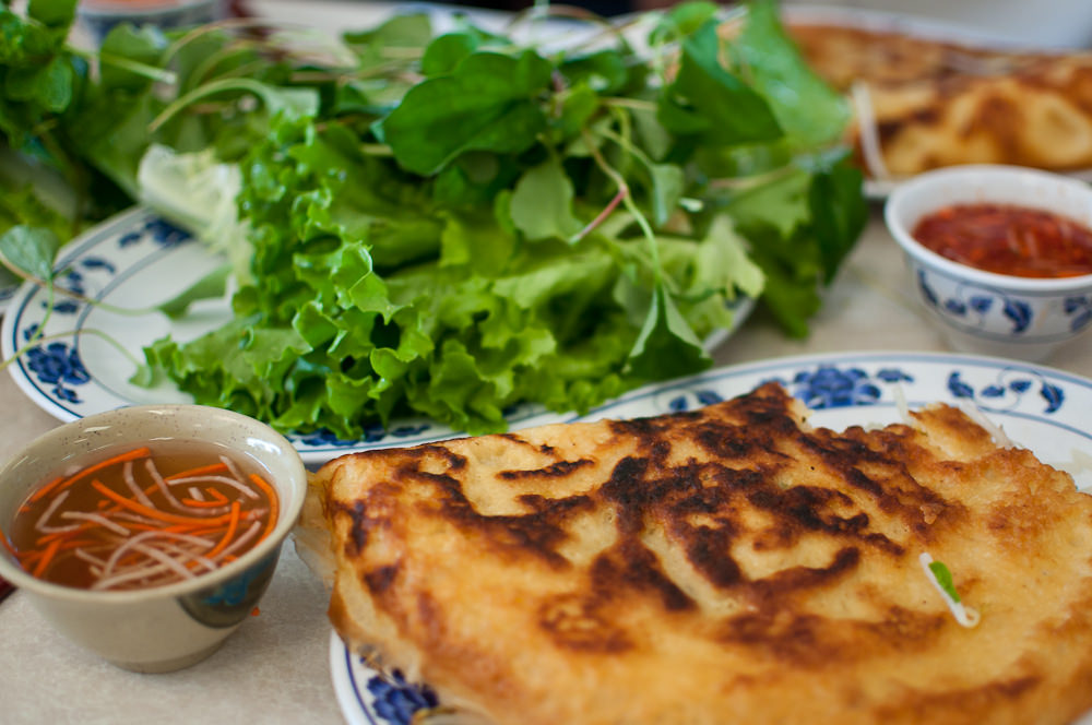 A Summer of Pancakes: Vietnamese Rice Crepes and Two Scallion Pancakes