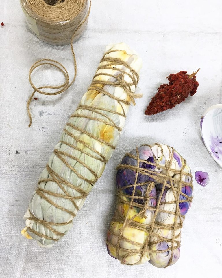 Floral Bundle Dyeing