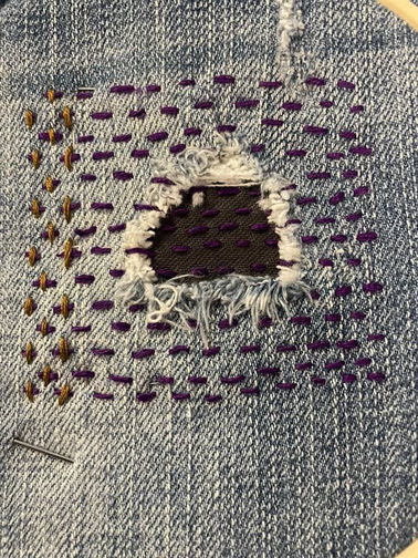 Advanced Mending: Patterns and Scotch Darning 