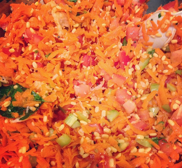 Anatomy of a Recipe - Kosambri: South Indian Carrot Salad