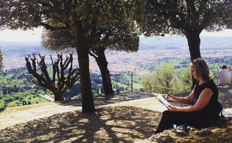 Tuscan Drawing Excursion with Christine Garvey: April 2017